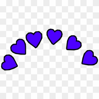 Hearts Heart Emoji Emojis Iphoneemoji Sticker Crown, HD Png Download