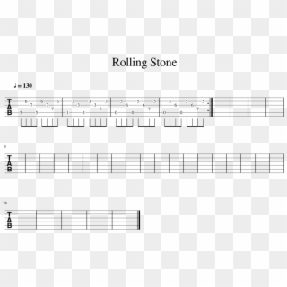 Rolling Stone Sheet Music 1 Of 1 Pages - Sheet Music, HD Png Download