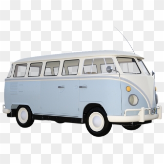 Vw Van Vehicle Volkswagen Camper Hippie Sixties - Model Car, HD Png Download