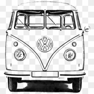 Van Group Type Car Volkswagen Free Photo Png Clipart - Drawing A Volkswagen Van, Transparent Png