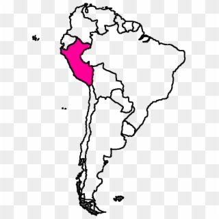 Which Country Is Shaded On The Map Colombia - Venezuela Colombia Ecuador Peru Bolivia, HD Png Download