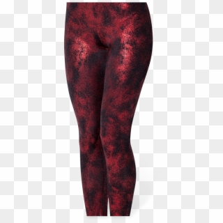 Spray Paint Red High Waisted Leggings - Tights, HD Png Download