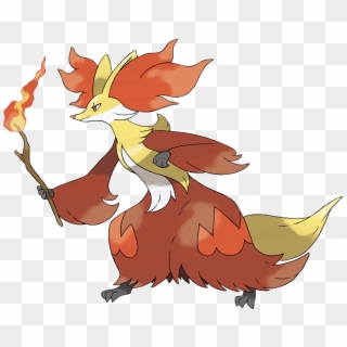 Looking Disturbingly Like A Human Within A Giant Robe - Delphox Pokemon, HD Png Download