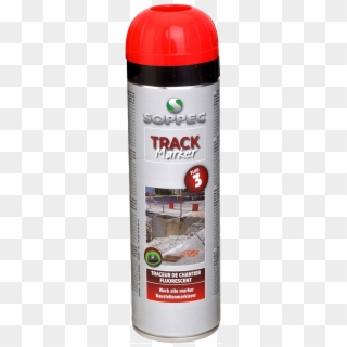 Red Spray Paint 500 Ml Soppec Track Marker - Bottle, HD Png Download