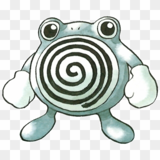 #poliwhirl From The Official Artwork Set For #pokemon - Sugimori Poliwhirl, HD Png Download