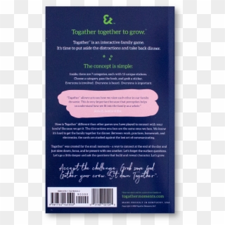 Togather Web Graphics Togather Back Mockup, HD Png Download