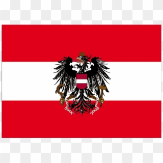 Austria Eagle Flag Sticker 3x4\ - Österreich Adler Flagge, HD Png Download