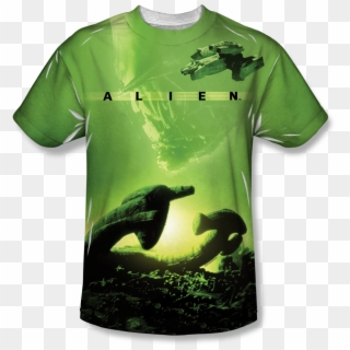 Alien™ Ship All Over T Shirt - Hollywood Collectibles Alien Derelict Ship, HD Png Download