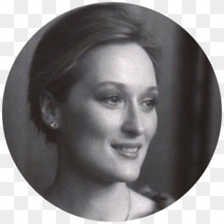 Meryl Streep - Meryl Streep Black And White, HD Png Download
