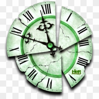 #mq #green #clocks #time #clock #broken - Broken Clock Tattoo Designs, HD Png Download