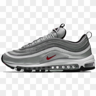 36 Nike Air Max 97 Og Qs Silver Bullet Uk True Ddmmyyyy - Most Popular Nike Shoes 2018, HD Png Download
