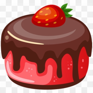 Strawberry Pudding Png Free Download - Cake, Transparent Png