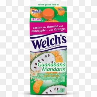 Guanabana Mandarin Refrigerated Juice Cocktail - Welch's Juice Flavors, HD Png Download