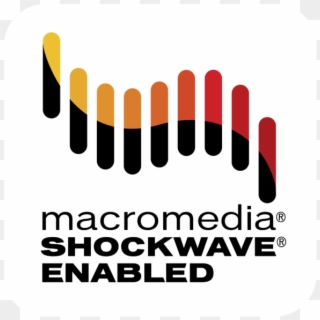 Macromedia Shockwave Enabled Logo Png Transparent & - Shockwave, Png Download
