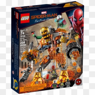 76128 Molten Man Battle - Spider Man Far From Home Lego Sets, HD Png Download