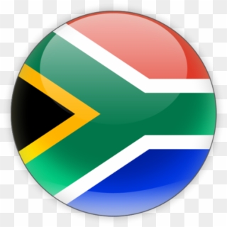 Illustration Of Flag Of South Africa - South Africa Round Flag, HD Png Download