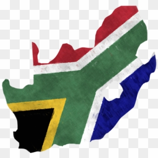 Bleed Area May Not Be Visible - South Africa Map Flag, HD Png Download