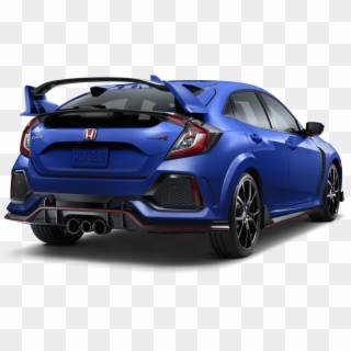 2018 Honda Civic Type R Rear Angle - Honda Civic Red Type R 2019 High Resolution, HD Png Download
