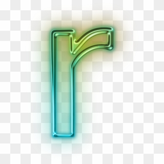 R Letter Png Images - Neon Letter, Transparent Png