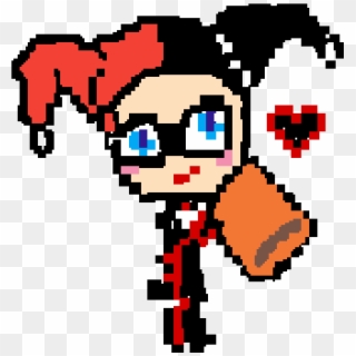 Harley Quinn - Harley Quinn Pixel Art, HD Png Download