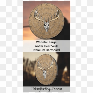 Whitetail Deer Hunting Dartboard - Circle, HD Png Download