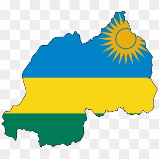 Rwanda Flag Map Rwanda Flag, Africa Mission Trip, Peace - Rwanda Flag Map, HD Png Download