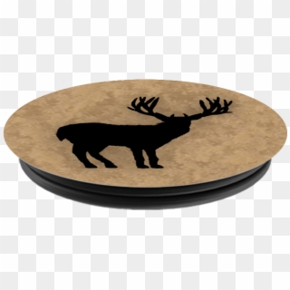 Large Antlers Stag Buck Deer Popsocket Grip - Elk, HD Png Download