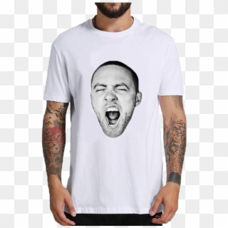 Load Image Into Gallery Viewer, Mac Miller Face T-shirt - Funny Cars Shirt For Men, HD Png Download