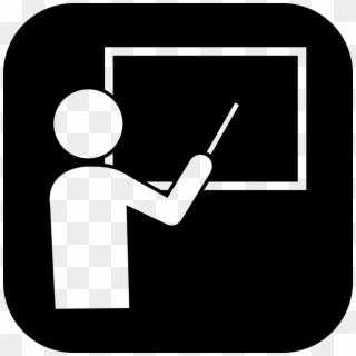 Png File - Teacher Icon Png White, Transparent Png
