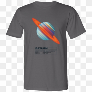 Saturn Planet Unisex 100% Certified Organic T-shirt - Designs For Fbla Shirts, HD Png Download