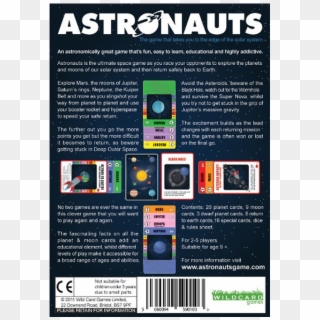 Astronauts - - Card Game Box Back, HD Png Download