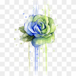 Click And Drag To Re-position The Image, If Desired - Seattle 12th Man Seahawks Watercolor Rose, HD Png Download