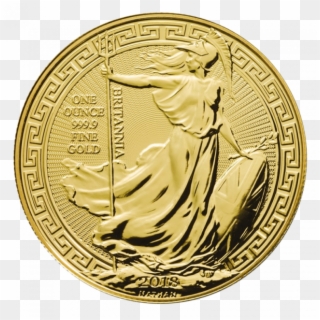 1 Oz Britannia Oriental Border Gold Coin Front - Gold Britannia 1 Oz, HD Png Download