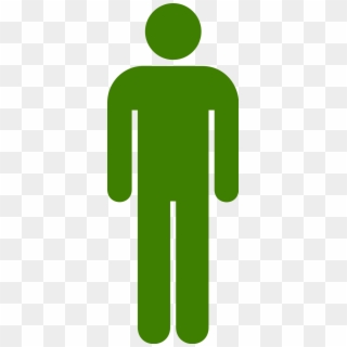600 X 1546 3 - Green Person Icon, HD Png Download