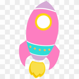 Space Party, Space Theme, Space Solar System, Diy Crafts - Pink Rocket Ship Clipart, HD Png Download
