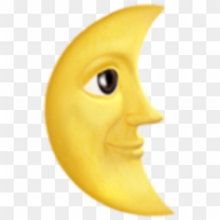 Moon Emoji Text, HD Png Download