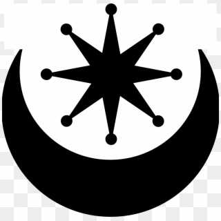 Crescent Source - Byzantine Star And Crescent, HD Png Download