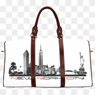 New York City Skyline 6 Waterproof Travel Bag/large - Bags Travel Girls, HD Png Download
