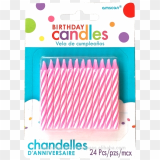 Colored Spiral Birthday Candles - Spiral Birthday Candles, HD Png Download