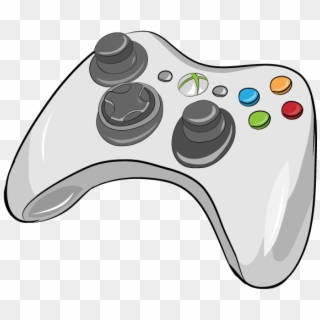 Drawn Controller Transparent - X Box Controller Drawing, HD Png Download