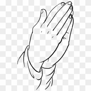 Easy Drawing Guides On Twitter Learn How - Praying Hands Drawing Easy, HD Png Download