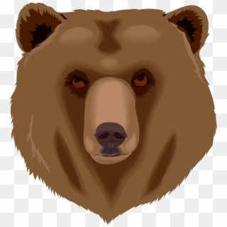 135,47kb Hd Grizzly Bear Clipart - Grizzly Bear Clip Art, HD Png Download