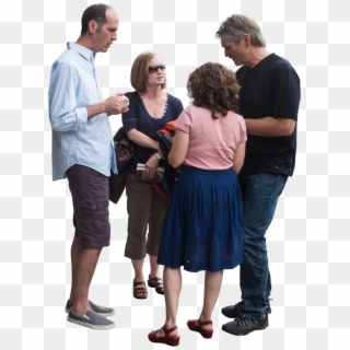 Group Of People Talking Png, Transparent Png