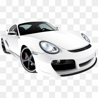 White Sport Car Png Clip Art - Super Car With White Background, Transparent Png