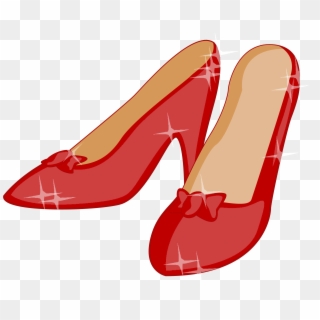 Shoes Clipart - Transparent Ruby Slippers Clip Art, HD Png Download