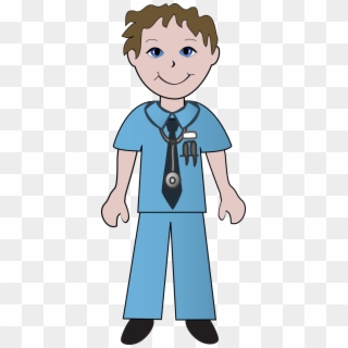 Boy And Girl Nurse Clipart Free - Doctors And Nurses Clipart, HD Png Download