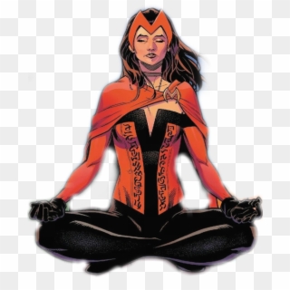Scarletwitch Sticker - Scarlet Witch Meditating, HD Png Download