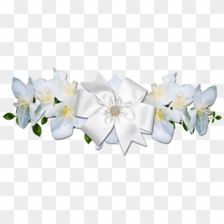 White Rose Border Png Picture Royalty Free - Белые Цветы Фото, Transparent Png