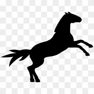 Horse Silhouettehorse Head Silhouette Png - Jumping Horse Clipart Png, Transparent Png