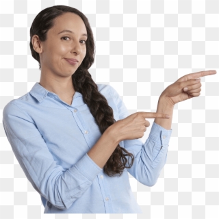 Png Irsus Pointingwomanpng - Woman Pointing Png, Transparent Png